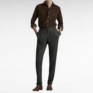 Ralph Lauren | Chocolate Mousse Brown Classic Fit Corduroy Shirt